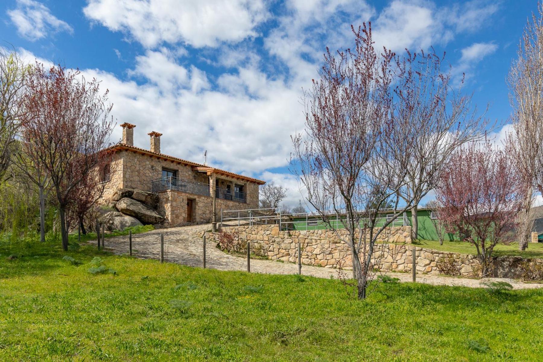 Mansion Con Jacuzzi A 40 Grados, Gran Piscina Y Padel Villa El Tiemblo Eksteriør bilde